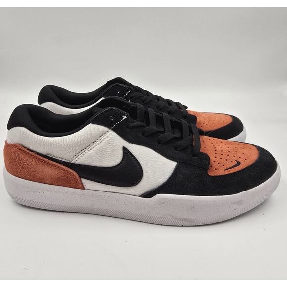 Nike SB Force 58 DV5477-100 White/Cosmic Clay/White/Black Skateboarding Shoes - Picture 3 of 5